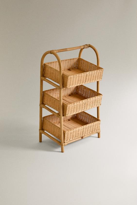 REGALABLAGE AUS RATTAN - Hellbeige von Zara - Bild 0