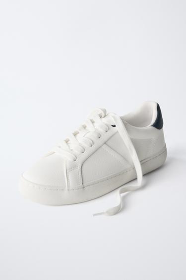 LACE-UP PLIMSOLLS - White by Zara - Image 2