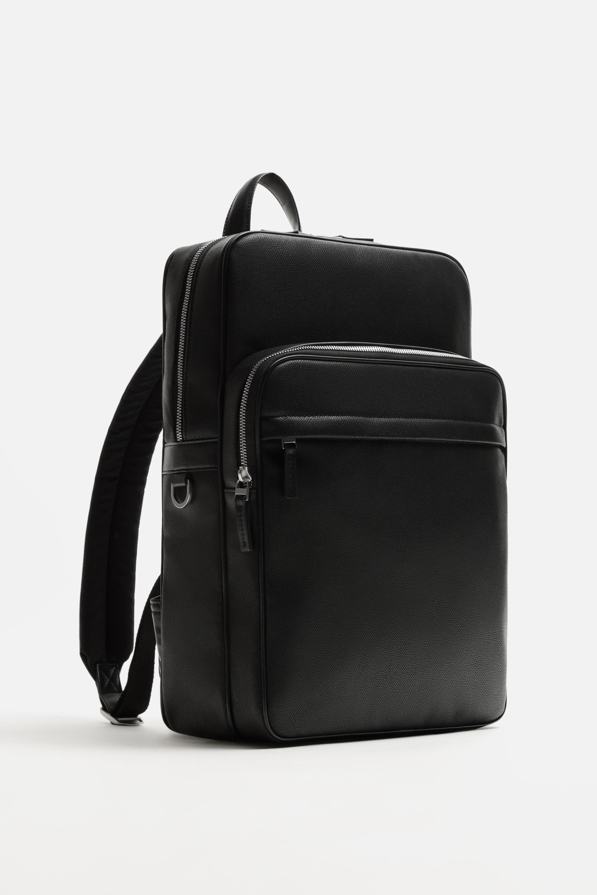TEXTURED BACKPACK - Black | ZARA New Zealand