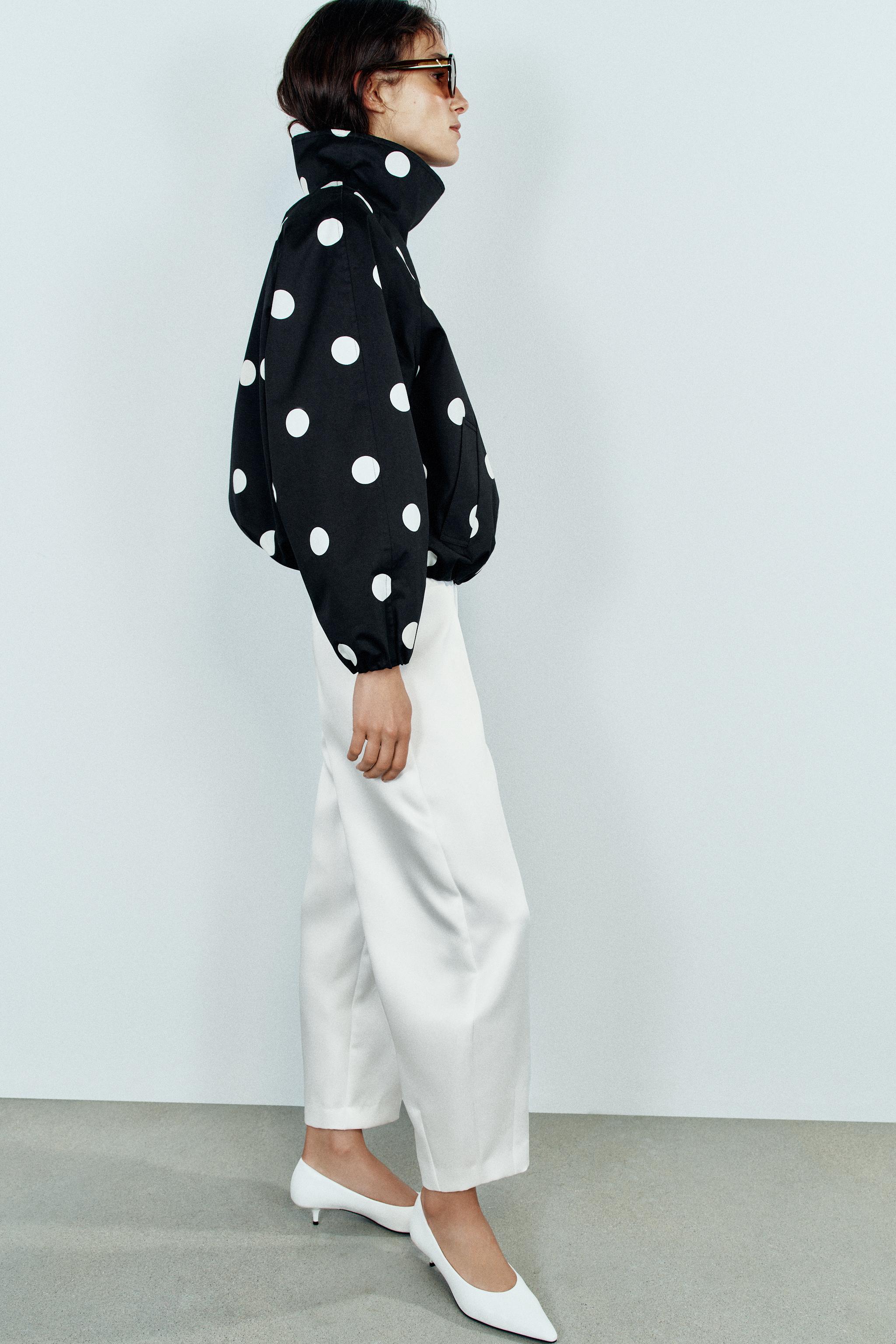 POLKA DOT BOMBER JACKET