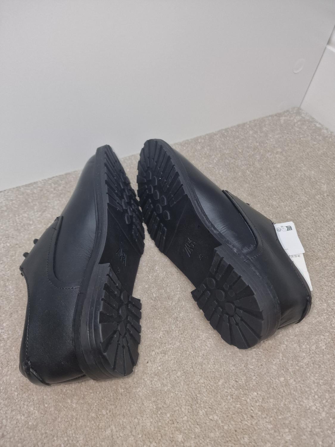LEATHER DERBY SHOES - Image 3
