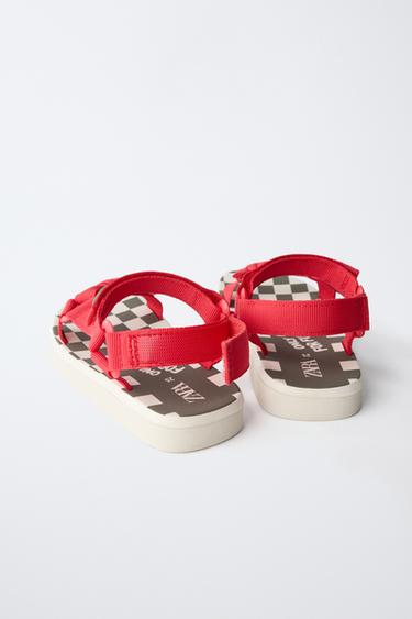 SPORTY SANDALS - Red by Zara - Image 4