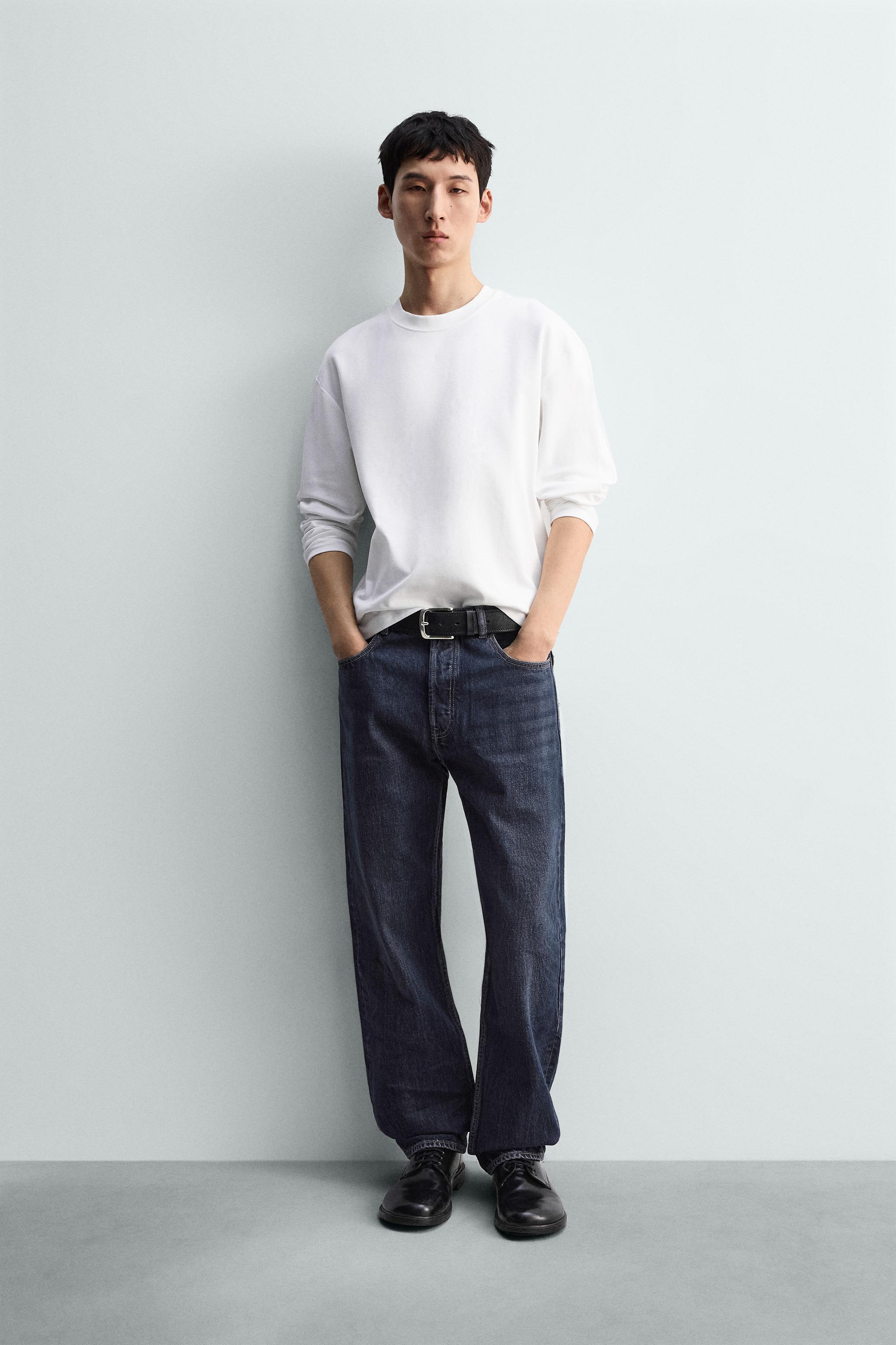 インターロックロングスリーブTシャツ - ホワイト | ZARA Japan / 日本