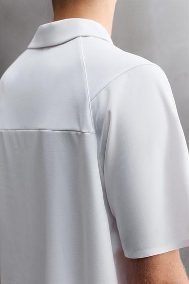 POLO TECHNIQUE TRAINING STRUCTURE PIQUÉE - Blanc de Zara - Image 3