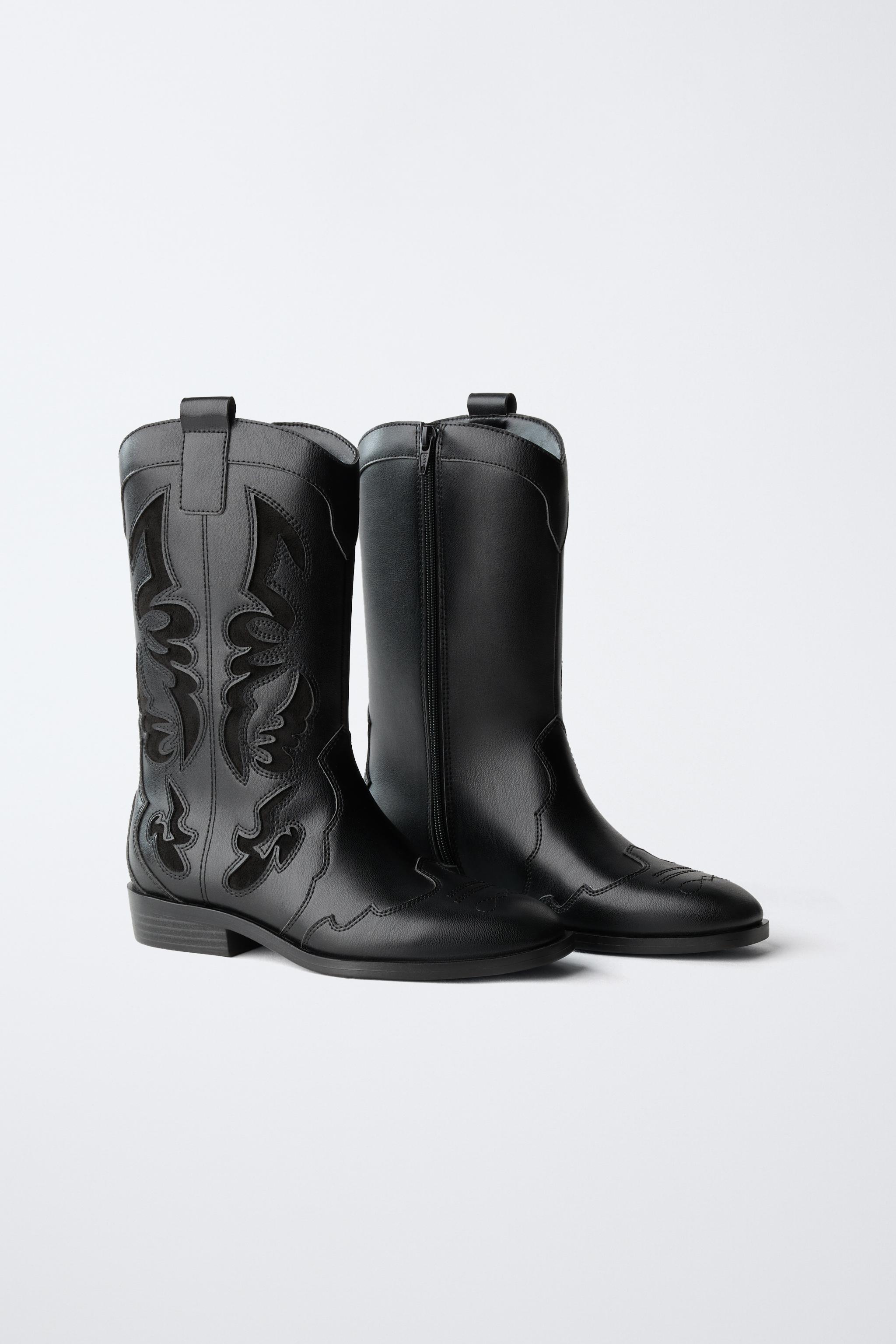 COWBOY BOOTS - Black | ZARA United States
