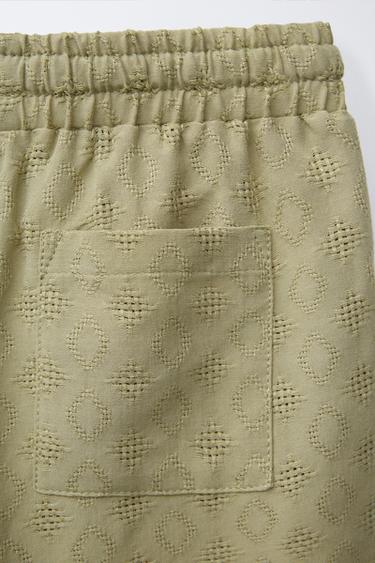 BERMUDA JACQUARD - Vert de Zara - Image 3