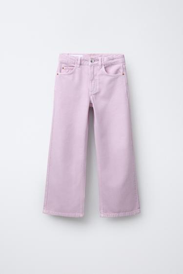JEANS WIDE LEG - Flieder zart von Zara - Bild 0