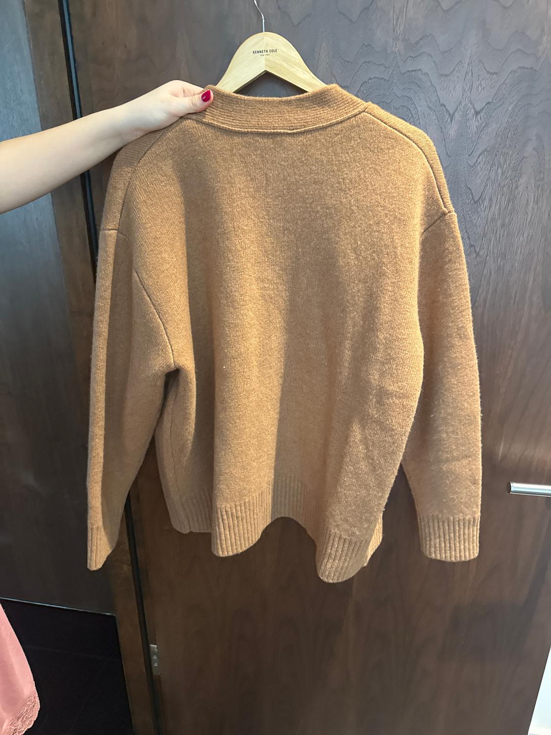 OVERSIZE WOOL BLEND CARDIGAN - Image 2