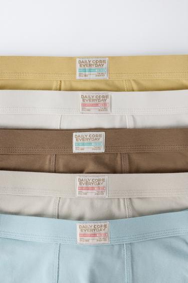 PACK DE CINQ BOXERS ÉTIQUETTE (6-14 ANS) - Multicolore de Zara - Image 1