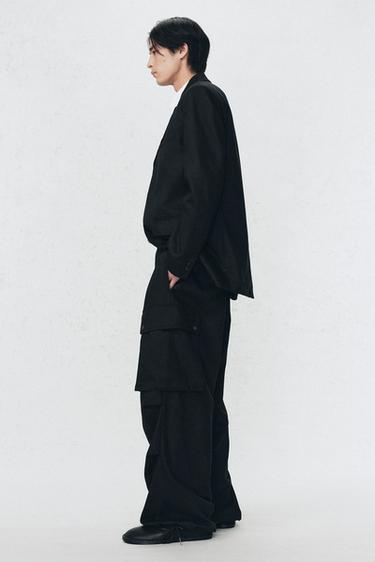 RELAXED FIT SUIT BLAZER SOSHIOTSUKI X ZARA - Black by Zara - Image 1