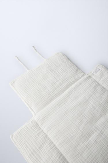 MATELAS À LANGER TEXTURÉ ÉTOILES - Écru de Zara - Image 3