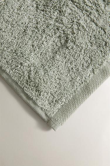 LOT SERVIETTES INVITÉS COTON PREMIUM (LOT DE 3) - Bleu / Vert de Zara - Image 3