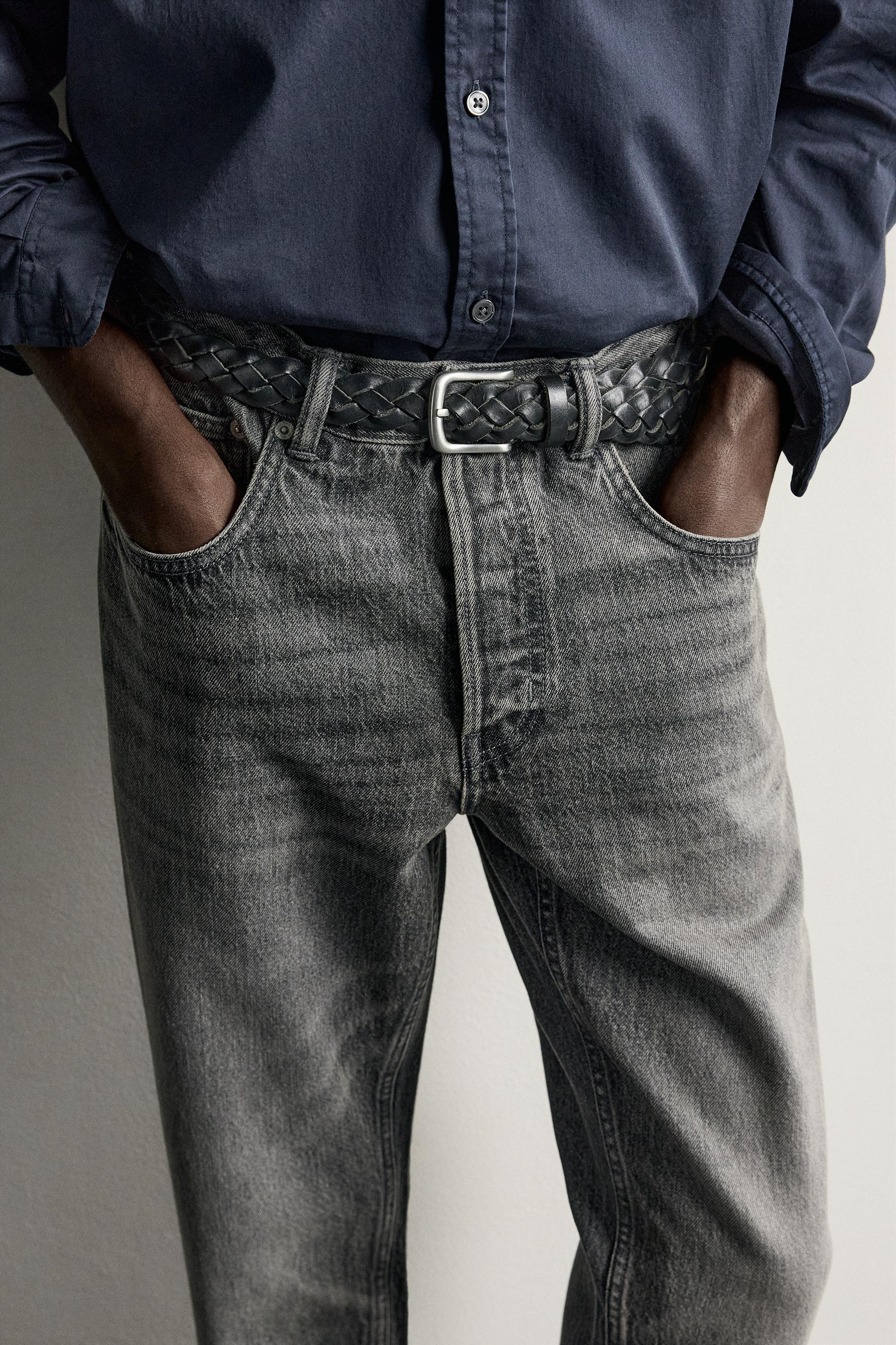 Zara CROP SLIM FIT JEAN görsel 5
