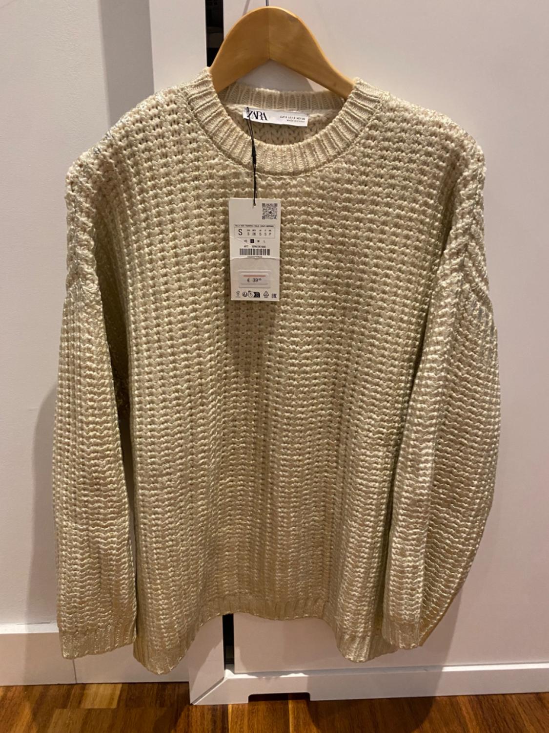 OVERSIZE FOIL KNIT SWEATER - Image 7