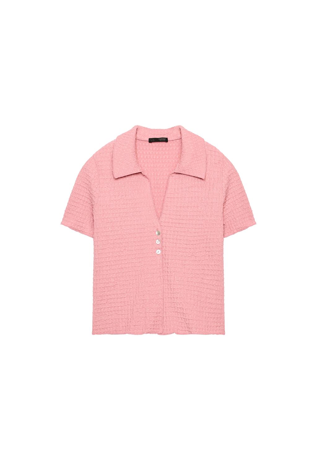 CROPPED TEXTURED JACKET - image 3