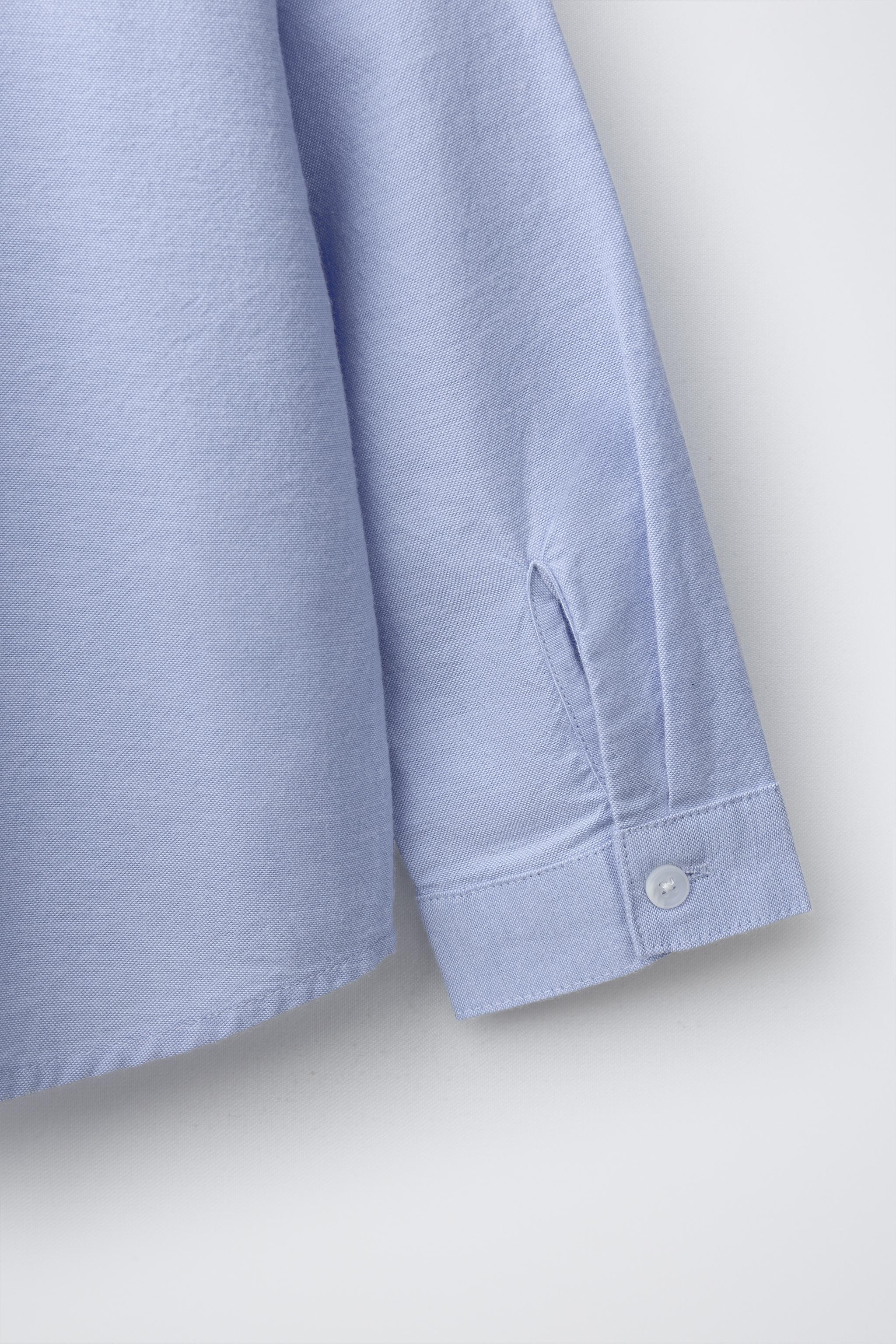 Детские рубашки Zara OXFORD POCKET SHIRT — фото 5