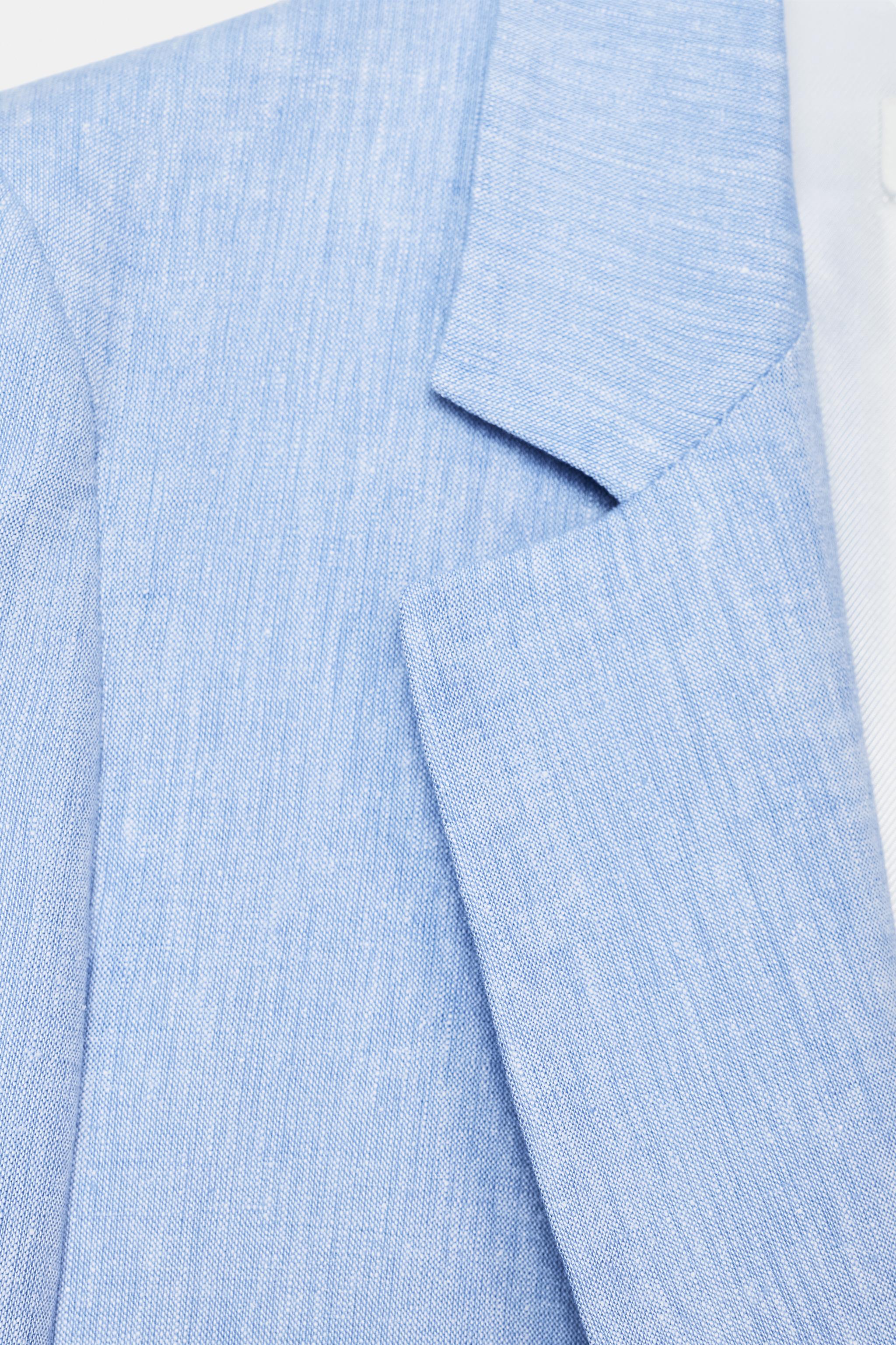 LINEN BLAZER WITH ROLLED-UP SLEEVES