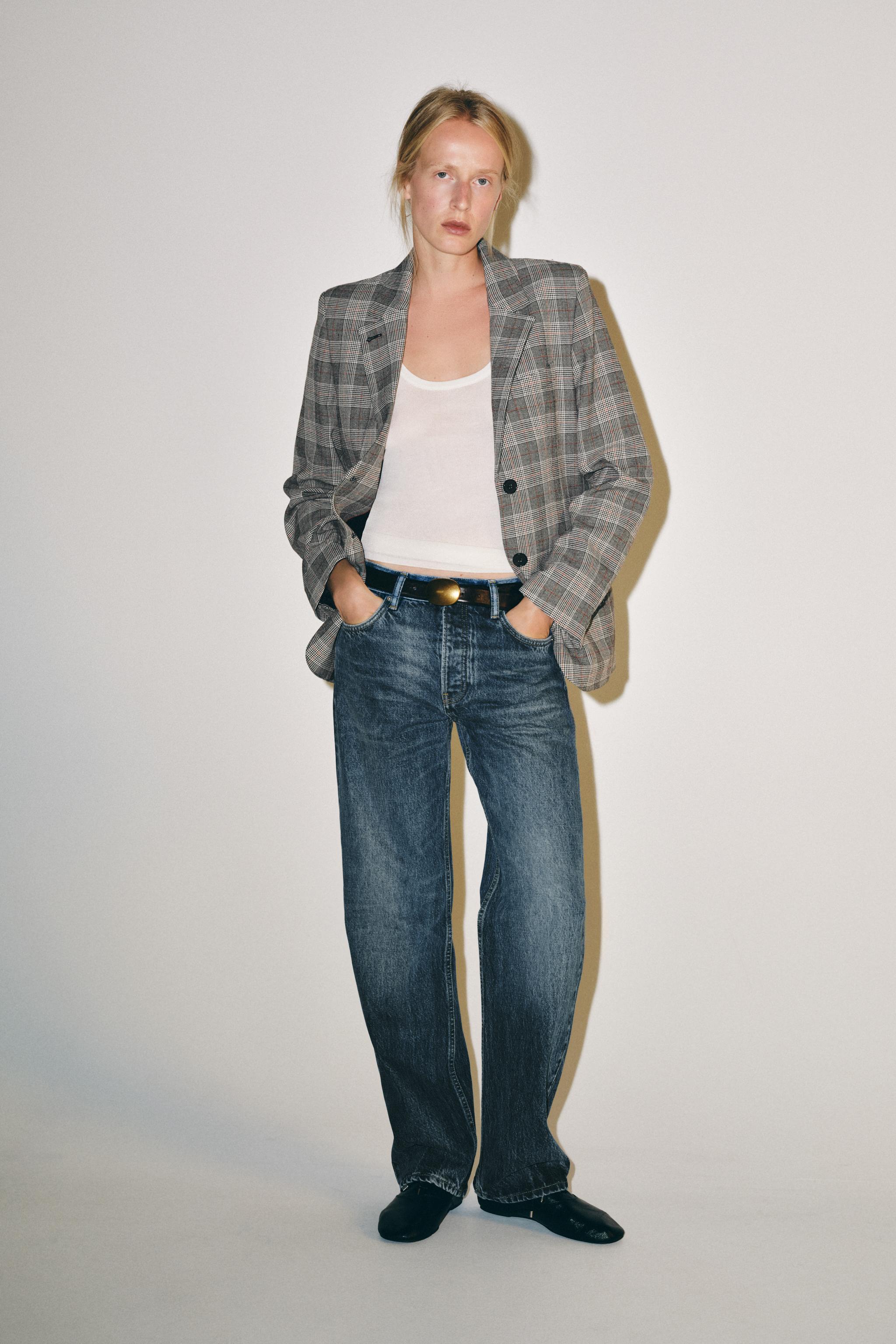 ZW COLLECTION PLAID BLAZER