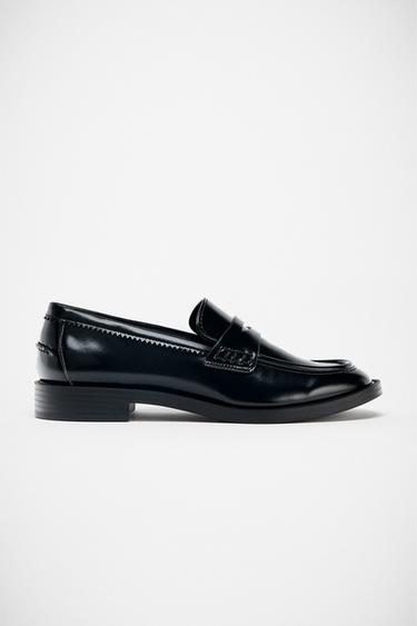 ZAPATO MOCASÍN - Negro de Zara