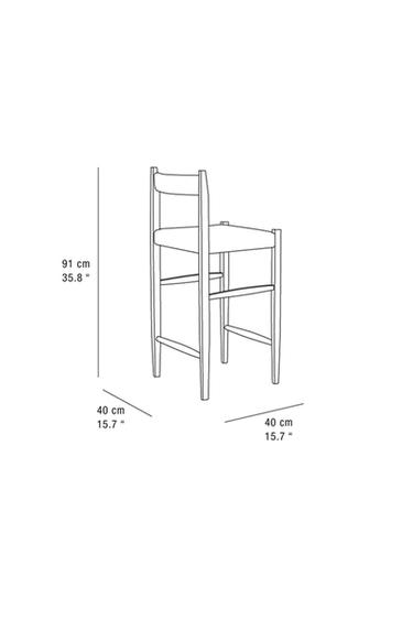 TABOURET DE BAR FRÊNE - Beige clair de Zara - Image 7