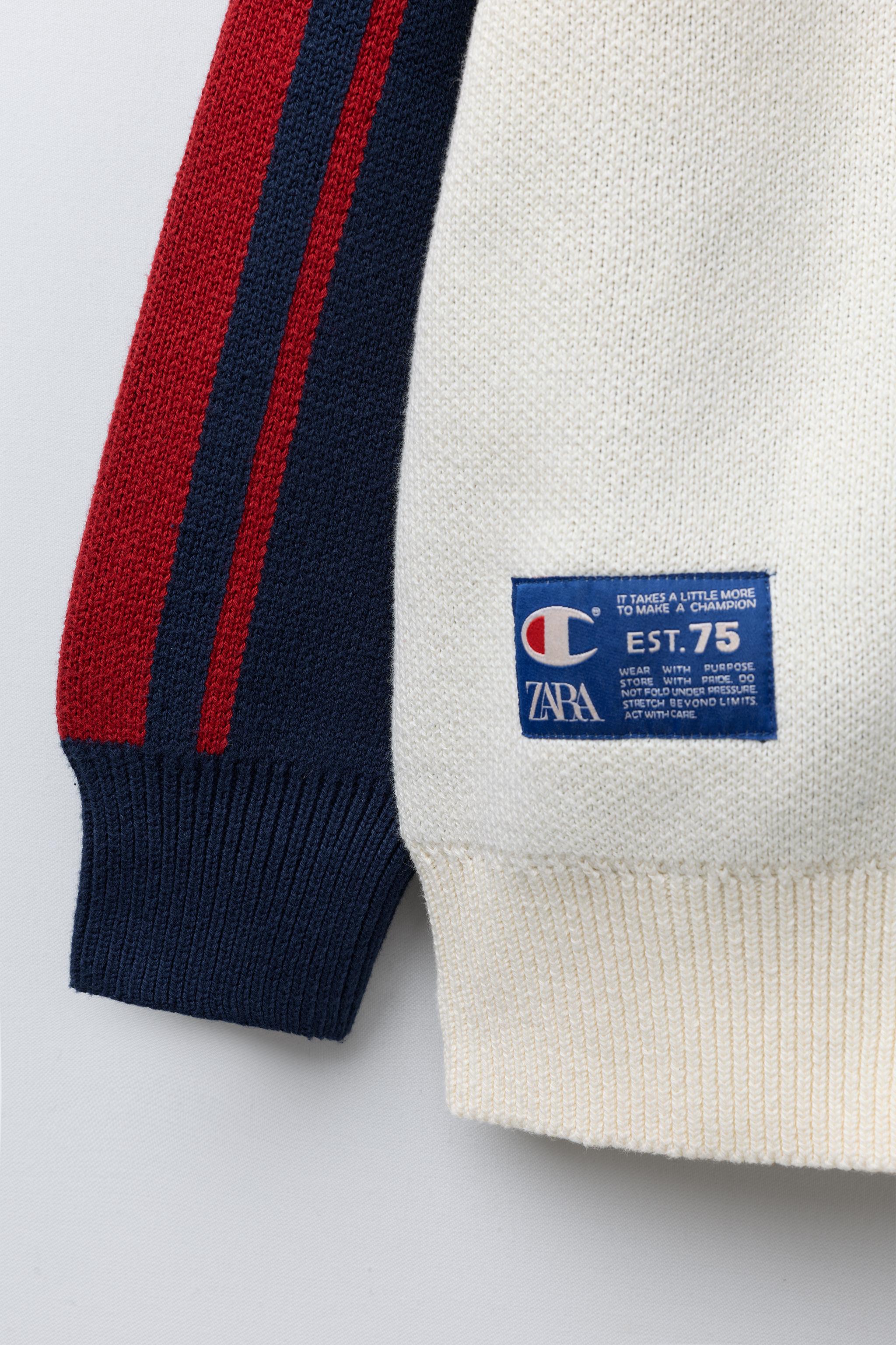 VESTE EN MAILLE CHAMPION ® X ZARA