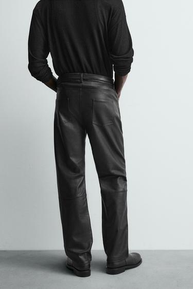 PANTALON STRAIGHT FIT - Noir de Zara - Image 2