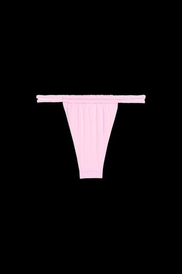 BRAGUITA BIKINI CORTINILLA TRENZA - Rosa de Zara