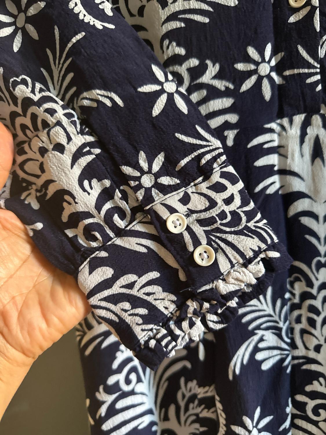 PRINTED DRESS WITH BELT - Image 4