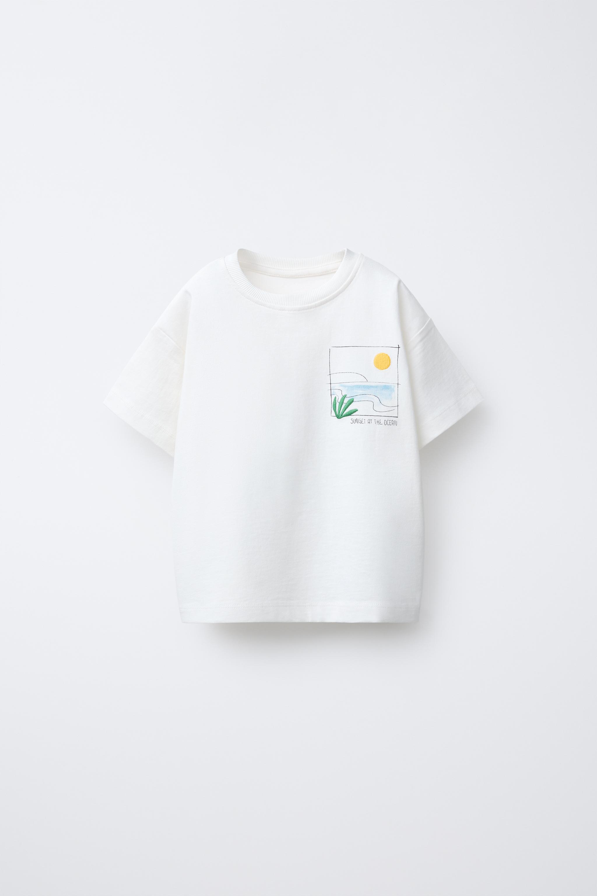 ★ドイツ発*ZARA*新作*BLURREDプリントTシャツ/WHITE★ BLURRED PRINT T-SHIRT - White | ZARA Canada