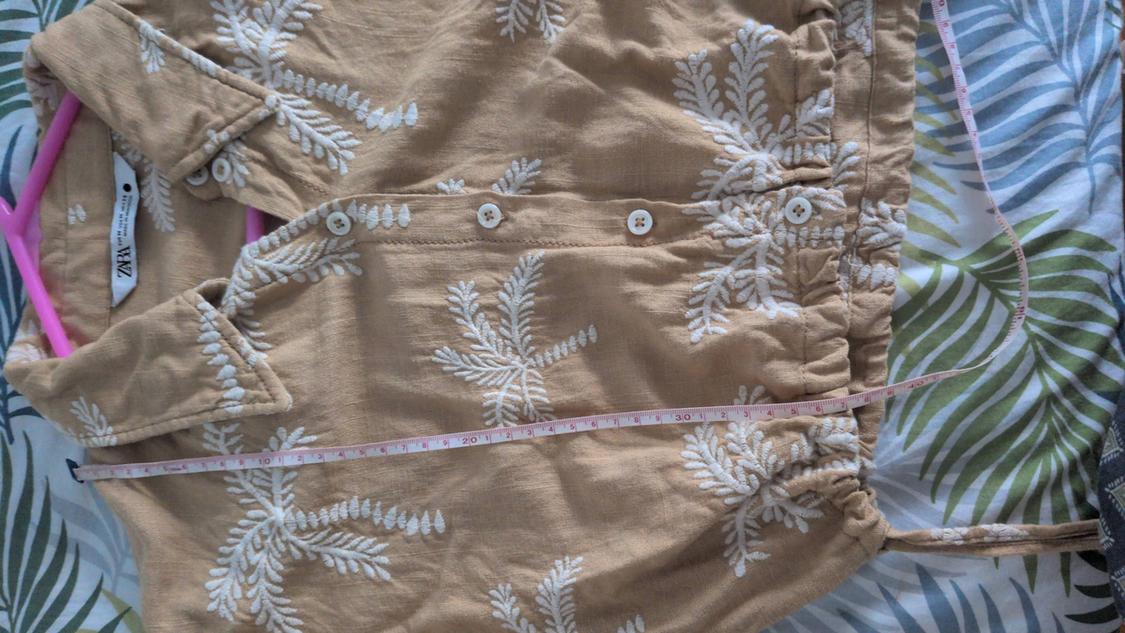 LINEN BLEND SHIRT WITH EMBROIDERY - Image 5