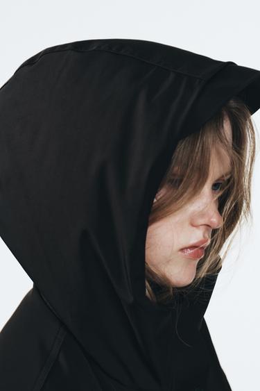 VESTE REMBOURRÉE COUPE-VENT ET DÉPERLANTE - Noir de Zara - Image 4