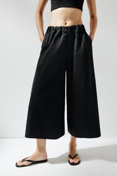 Zara CULOTTES - Black