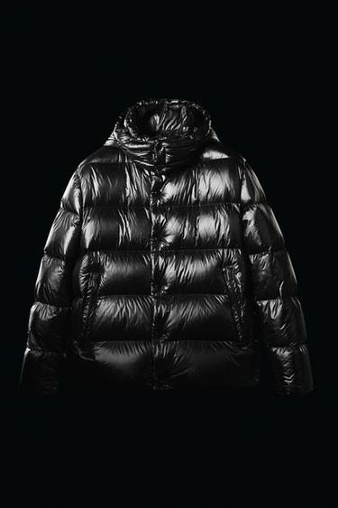 Shiny down jacket — Black 1