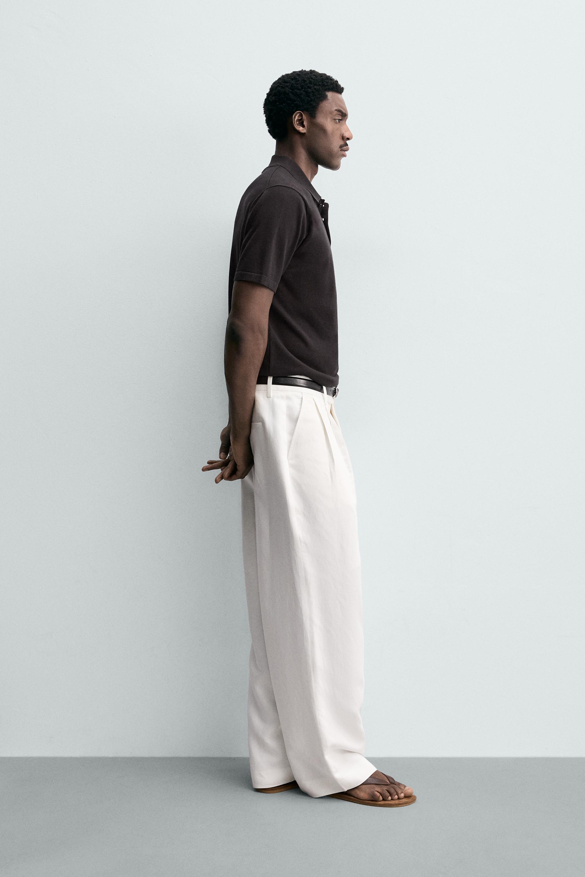 REGULAR FIT COTTON BLEND KNIT POLO