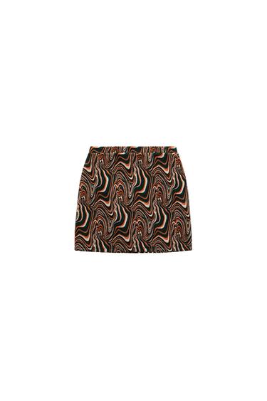 JACQUARD MINI SKIRT