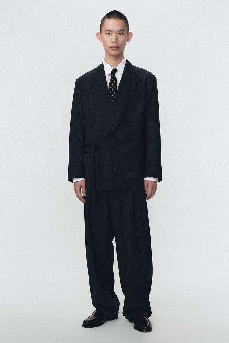 ZARA PINSTRIPED SUIT TROUSERS SOSHIOTSUKI x ZARA
