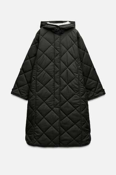 CASACO ACOLCHOADO WATER REPELLENT ZW COLLECTION - Caqui da Zara