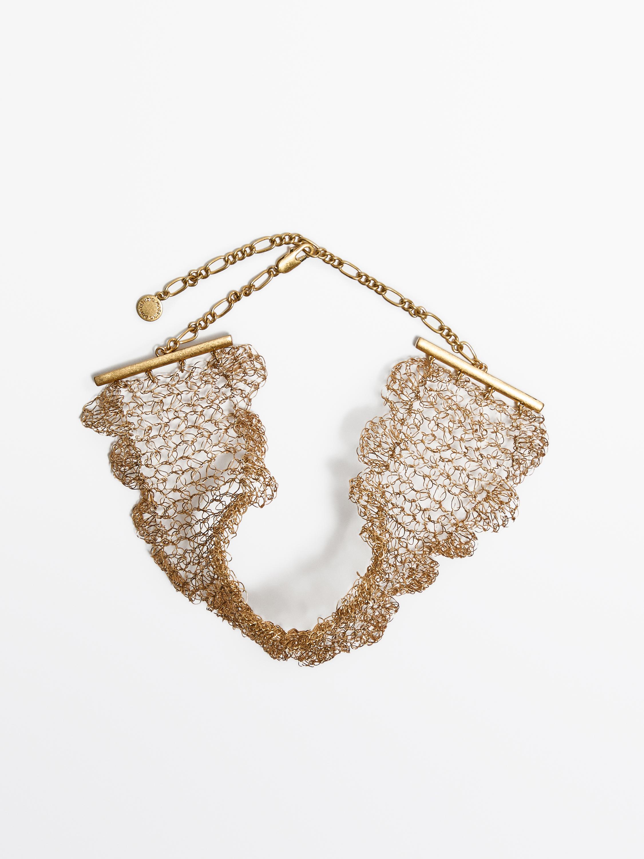 Textured choker necklace - Studio