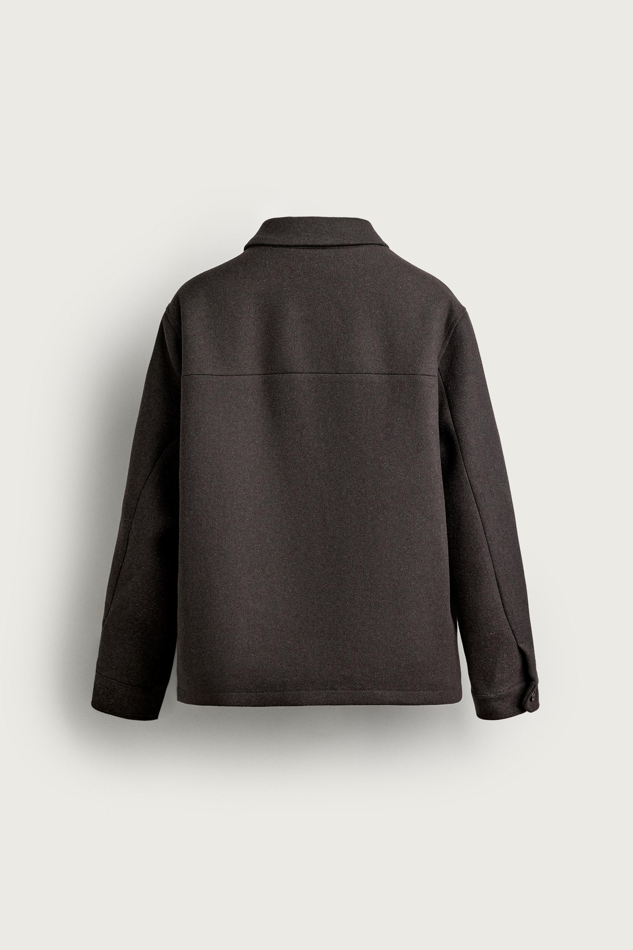 CONTRAST QUILTED OVERSHIRT