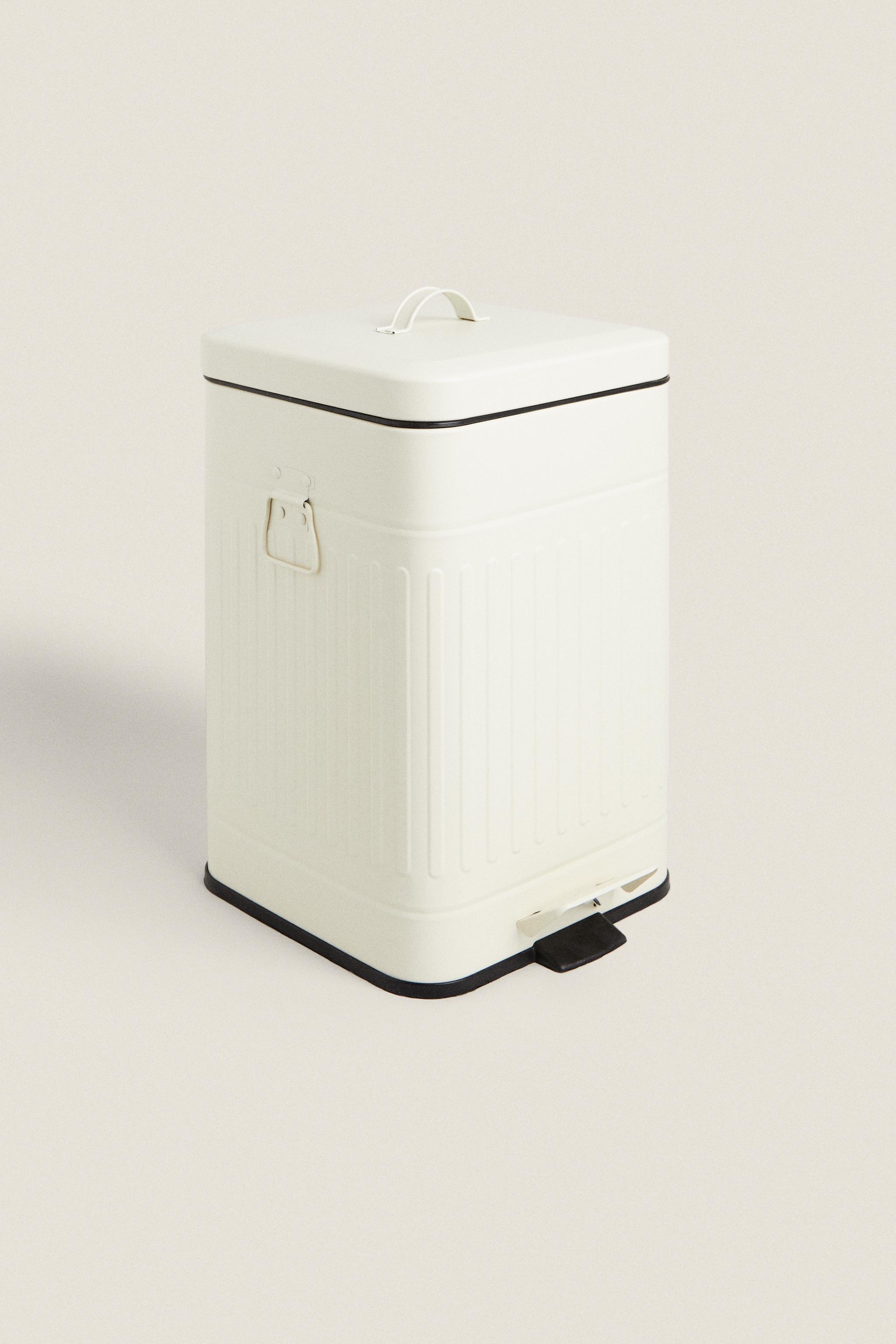 SMALL KITCHEN BIN — Cream