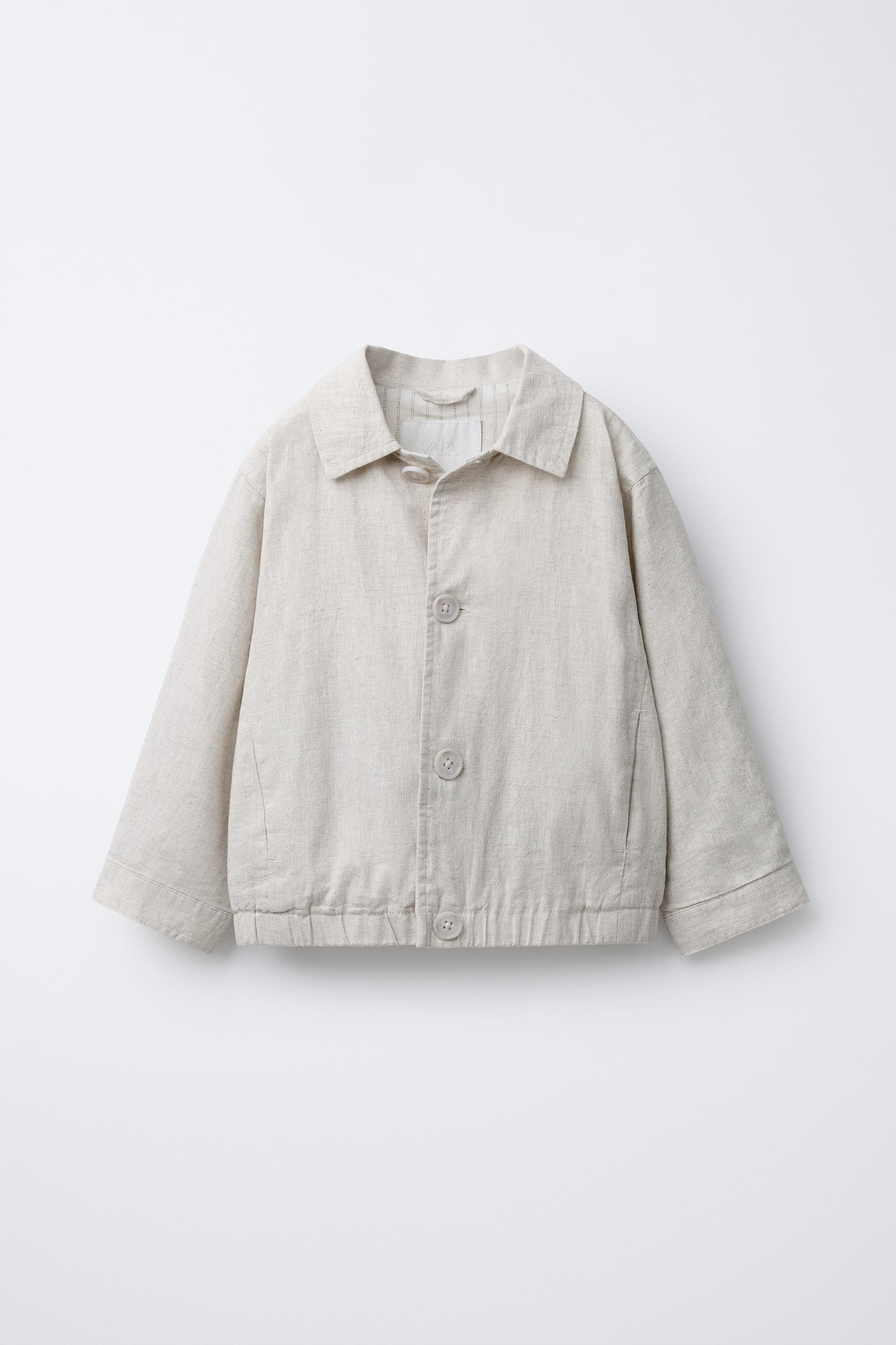 VESTE AVEC LIN ET COTON