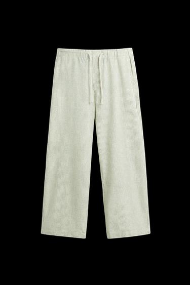 PANTALÓN BAGGY FIT RAYAS - rayas de Zara - Imagen 0