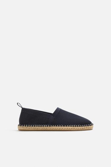 KNITTED FABRIC ESPADRILLES - Blue by Zara - Image 0