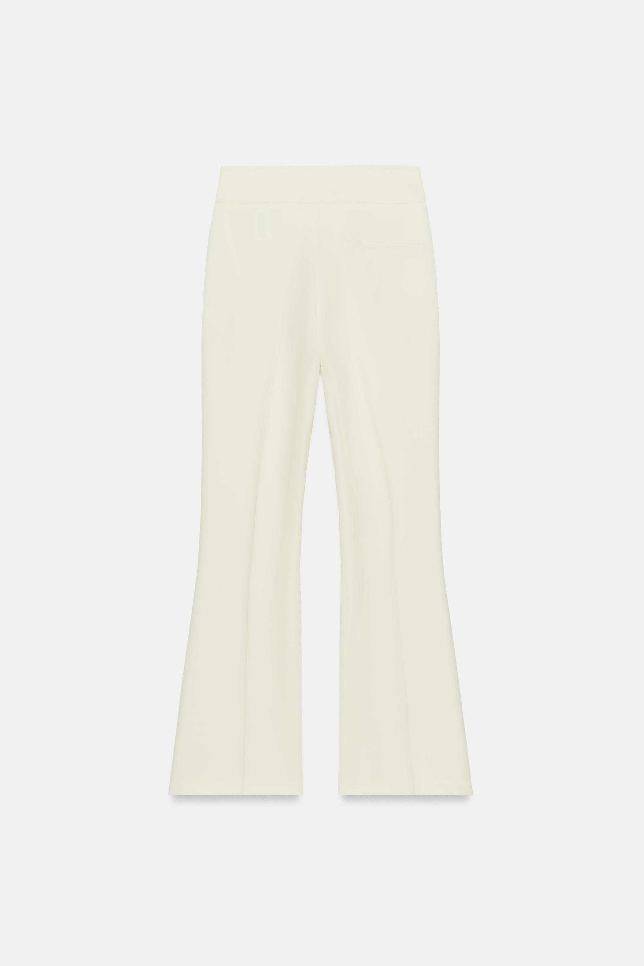 Женские брюки Zara FLARE BUCKLE TROUSERS — фото 2