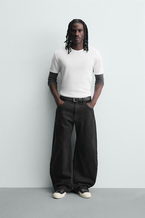 ZIPPERED BALLOON FIT JEANS from Zara - $79.90