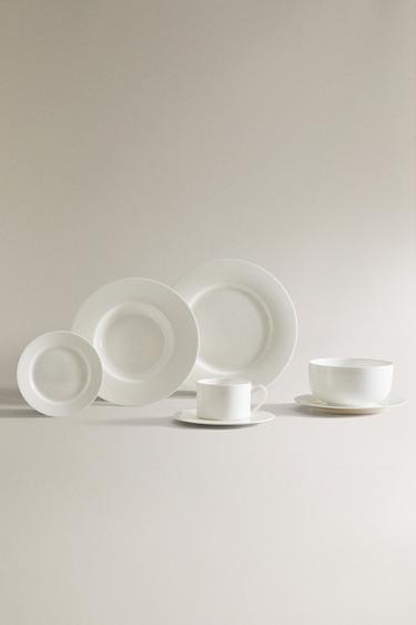 SERVICE DE TABLE EN GRÈS - ÉCRU/JAUNE de Zara - Image 1