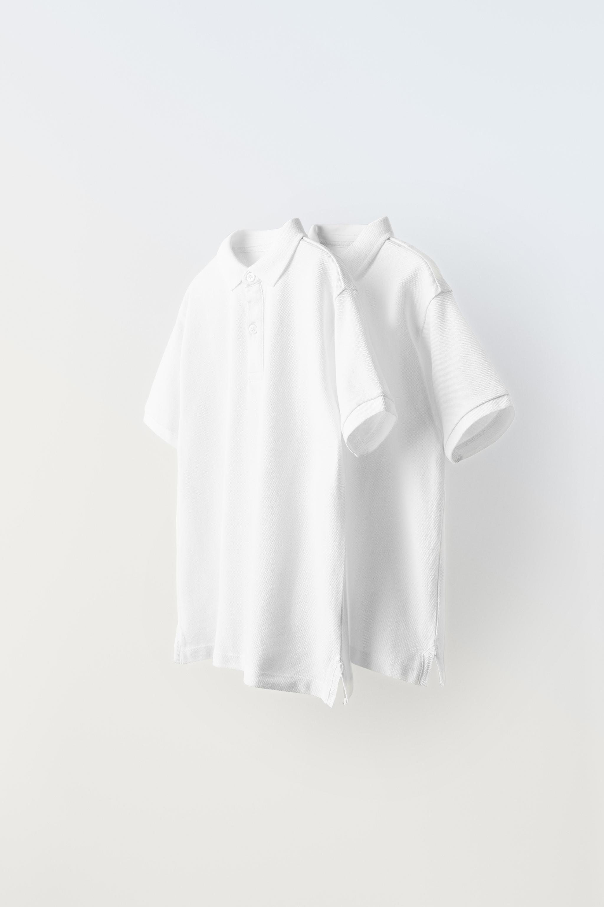 Pack of white polo t shirts best sale