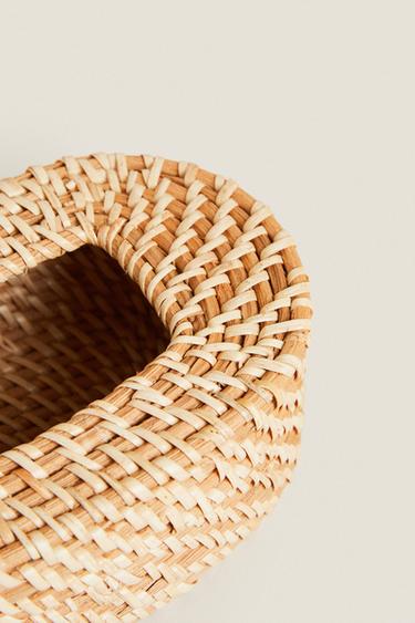 RANGEMENT LINGETTES ENFANT ROTIN - Beige clair de Zara - Image 2