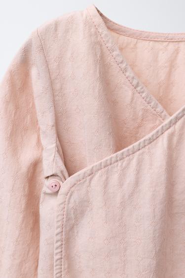 EMBROIDERED LACE JUMPSUIT - Dusty pink by Zara - Image 2