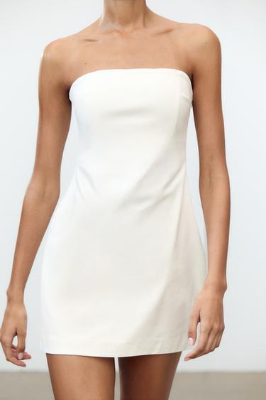 SHORT DRESS - Ecru by Zara